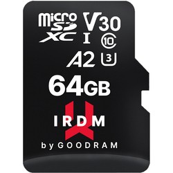 GOODRAM microSDXC IRDM V30 UHS I U3 A2 64Gb
