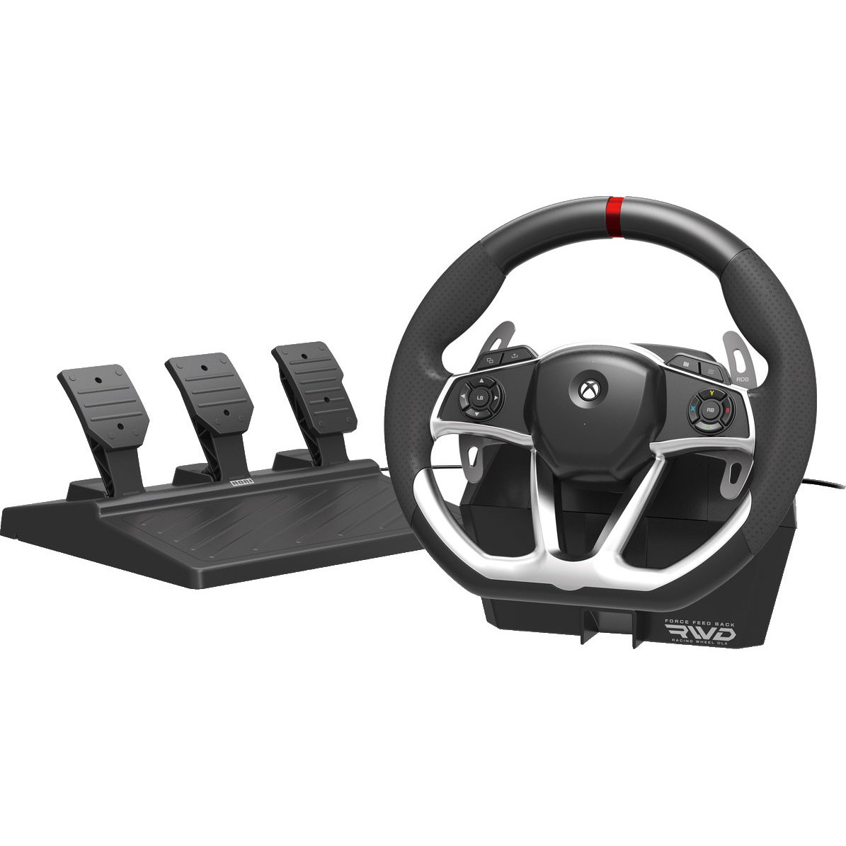 Hori Force Feedback Racing Wheel DLX Designed for Xbox