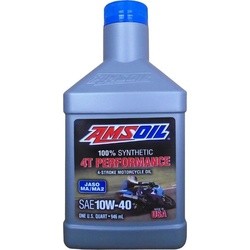 AMSoil 100% Synthetic 4T Performance Motorcycle Oil 10W-40 1L