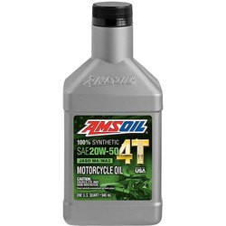 AMSoil 100% Synthetic 4T Performance Motorcycle Oil 20W-50 1L
