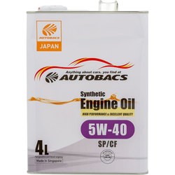 Autobacs Synthetic Engine Oil 5W-40 SP/CF 4L