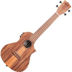 Kala Teak Tri-Top Concert Ukulele w/ Cutaway &amp; EQ