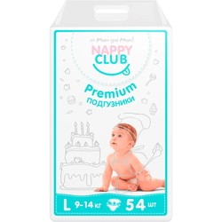 Nappy Club Premium Diapers L / 54 pcs