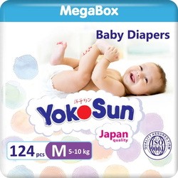 Yokosun Diapers M / 124 pcs