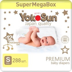 Yokosun Premium Diapers S / 288 pcs