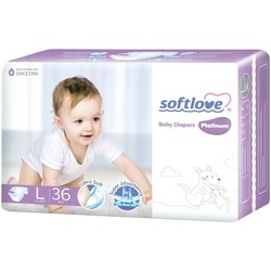 SoftLove Platinum Diapers L / 36 pcs