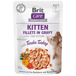 Brit Care Kitten Pouch Fillets in Gravy Tender Turkey 0.08 kg