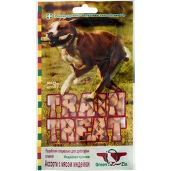 Green Qzin Train Treat Turkey/Cod 0.05 kg