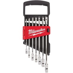 Milwaukee MAX BITE ratcheting metric combination spanner set 7 pc (4932464993)