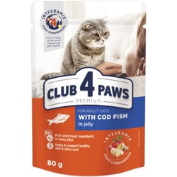 Club 4 Paws Adult Cod Fish in Jelly 0.08 kg