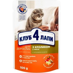 Club 4 Paws Adult Rabbit in Jelly 0.1 kg