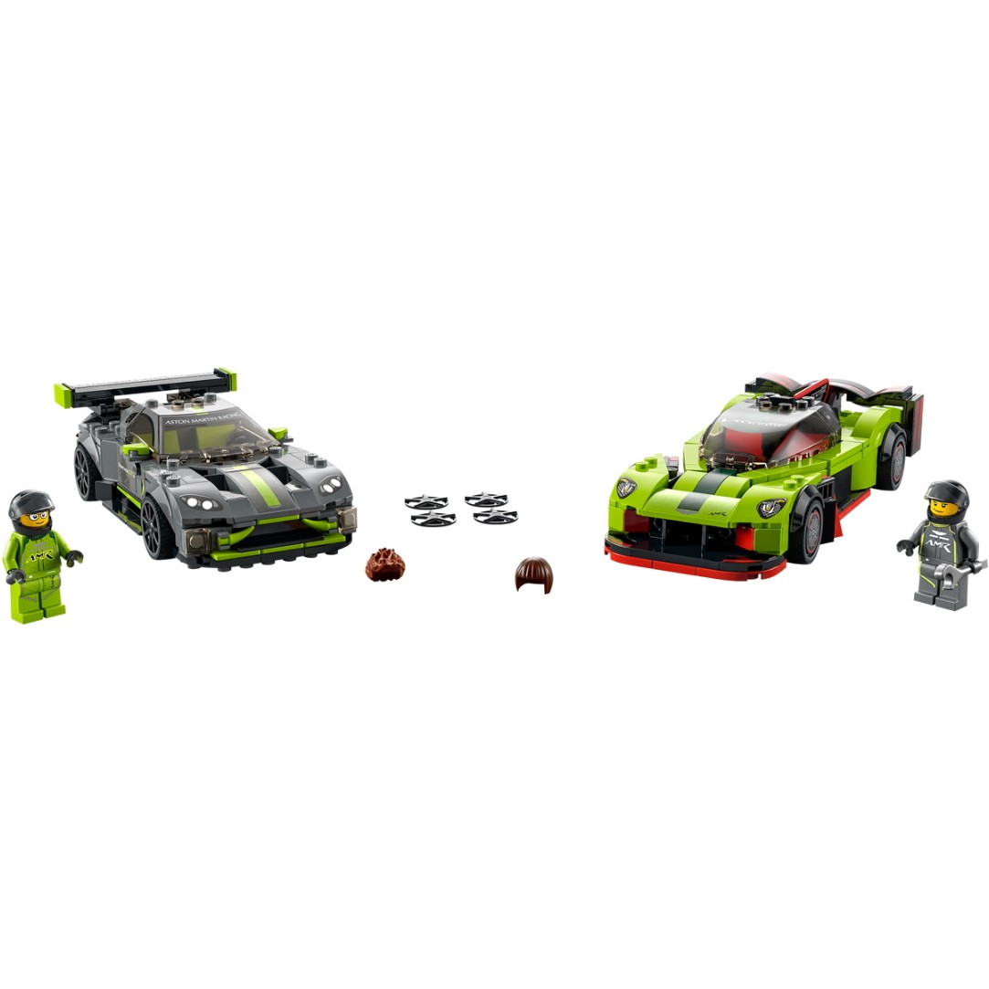 Lego Aston Martin Valkyrie AMR Pro and Aston Martin Vantage GT3 76910