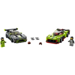 Lego Aston Martin Valkyrie AMR Pro and Aston Martin Vantage GT3 76910