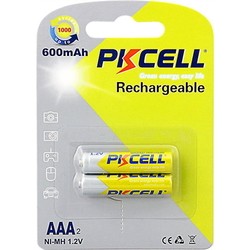 Pkcell 2xAAA 600 mAh
