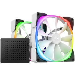 NZXT Aer RGB 2 140 White Twin Starter Pack