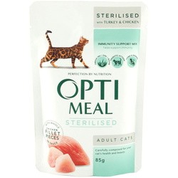 Optimeal Adult Sterilised with Turkey Pouch 0.08 kg