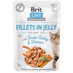 Brit Care Fillets in Jelly with Tender Turkey/Shrimps 0.08 kg