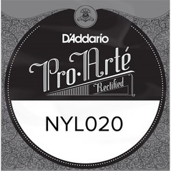 DAddario Classical Rectified Nylon Single 020