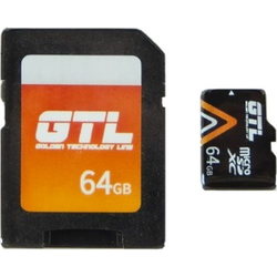 GTL microSDXC class 10 UHS-I 64GB + SD adapter