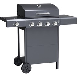 Embermann Grill Master 4 Burner Barbecue with Side Burner