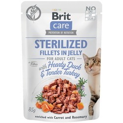 Brit Care Sterilized Fillets in Felly with Hearty Duck 0.08 kg