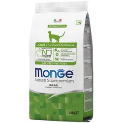Monge Speciality Line Monoprotein Adult Rabbit 1.5 kg