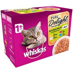 Whiskas Pure Delight Fishy/Meaty Selection in Jelly 2.04 kg