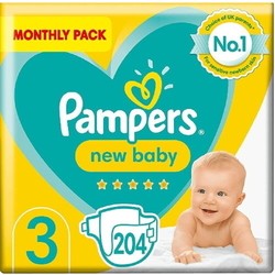 Pampers New Baby 3 / 204 pcs