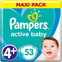 Pampers Active Baby 4 Plus / 53 pcs