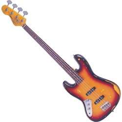 Vintage V74 Icon Left-Handed Fretless Bass