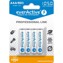 everActive Professional Line 4xAAA 1050 mAh