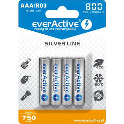 everActive Silver Line 4xAAA 800 mAh