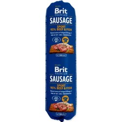 Brit Premium Sausage Sport Beef/Fish 0.8 kg
