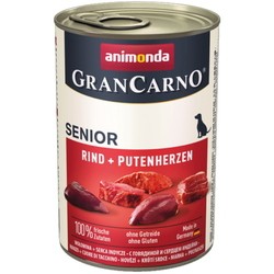 Animonda GranCarno Original Senior Beef/ Turkey Hearts 0.4 kg