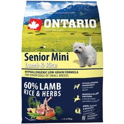 Ontario Senior Mini Lamb/Rice 2.25 kg