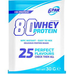 6Pak Nutrition 80 Whey Protein 0.03 kg