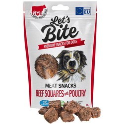 Brit Lets Bite Meat Snacks Beef Squares/Poultry 0.08 kg