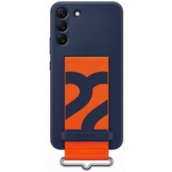 Samsung Silicone Cover with Strap for Galaxy S22 Plus