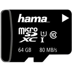 Hama microSDXC Class 10 UHS-I 64Gb