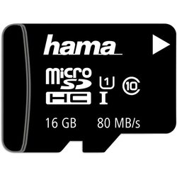 Hama microSDHC Class 10 UHS-I 16Gb