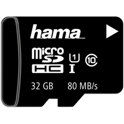 Hama microSDHC Class 10 UHS-I 32Gb