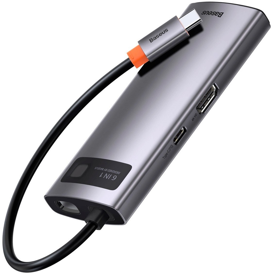 BASEUS Metal Gleam Series 6-in-1 Multifunctional Type-C Hub