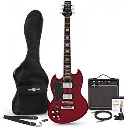 Gear4music Brooklyn Left Handed Electric Guitar 15W Amp Pack