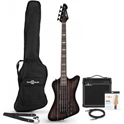 Gear4music Harlem Z Bass Guitar 15W Amp Pack