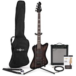 Gear4music Harlem Z Bass Guitar 35W Amp Pack