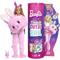 Barbie Cutie Reveal Doll with Bunny Plush Costume and 10 Surprises HHG19