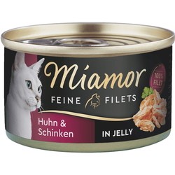 Miamor Fine Fillets in Jelly Chicken/Ham 0.1 kg