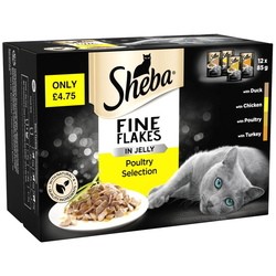 Sheba Fine Flakes Poultry Collection in Jelly 1.02 kg