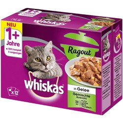 Whiskas 1+ Ragout in Jelly Mixed Selection 1.02 kg