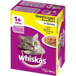 Whiskas 1+ Poultry Selection in Jelly 1.2 kg